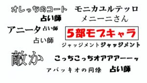 ジョジョのモブキャラ達　第5部